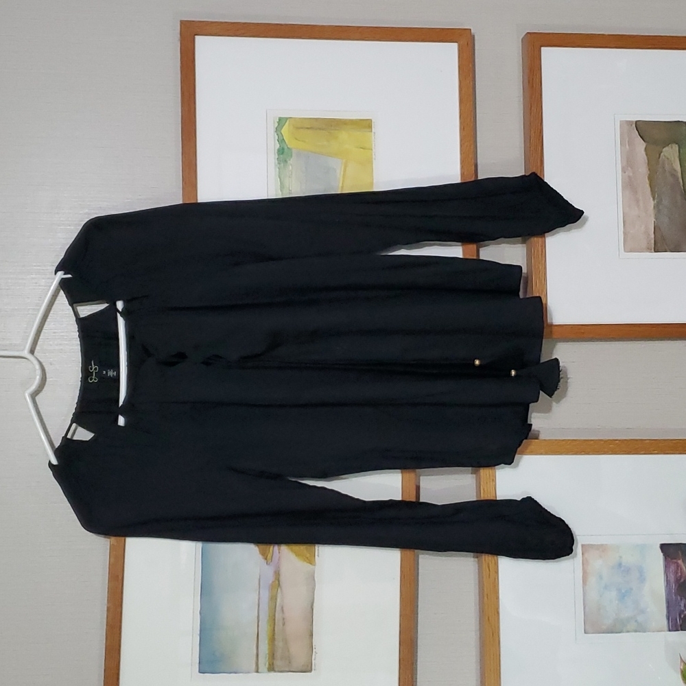 Jessica Simpson long sleeve shirt with tassels